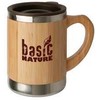 Puodelis BasicNature Beaker Bamboo, 0.3L