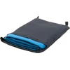 Rankšluostis BasicNature Velour, 120x60 cm, mėlynas