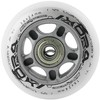 Ratukų rinkinys riedučiams Nils Extreme 76x24 mm, balti, 4 vnt.