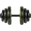 Keičiamo svorio hantelis inSPORTline 3–18 kg Juodas-Žalias
