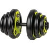 Keičiamo svorio hantelis inSPORTline 3–18 kg Juodas-Žalias