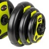 Keičiamo svorio hantelis inSPORTline 3–18 kg Juodas-Žalias