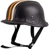Retro atviro veido motociklininko šalmas Sodager Stripes
