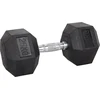 Šešiakampis hantelis inSPORTline Hexsteel 25kg