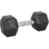 Šešiakampis hantelis inSPORTline Hexsteel 10 kg