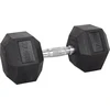 Šešiakampis hantelis inSPORTline Hexsteel 27.5kg
