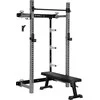 Sieninis stumdomas treniruoklis su suoliuku KLT34 pilkos spalvos HMS FITNESS