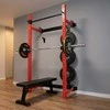 Sieninis stumdomas treniruoklis su suoliuku KLT34 Raudonas HMS FITNESS
