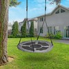 Sodo sūpynės "Stork's nest" 100cm pilkos spalvos ECOTOYS