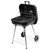 Stačiakampio formos anglies grilis Cattara Trapani 46 cm