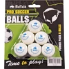 Stalo futbolo kamuoliukų rinkinys Buffalo Pro, balti, 6 vnt.