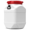 Statinė BasicNature Wide Mouth Square 66L, balta