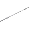 Straight Weightlifting Barbell inSPORTline Welenorty 220 cm / 30 mm with Threaded Ends and Collars