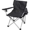 Sulankstoma kėdė BasicNature Travel Comfort, juoda