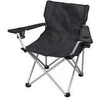 Sulankstoma kėdė BasicNature Travel Comfort, juoda