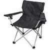 Sudedama kėdė BasicNature Travel Comfort, juoda