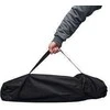 Sudedama kėdė BasicNature Travel Comfort, juoda