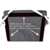 Sudedama kėdė BasicNature Travel Comfort, juoda