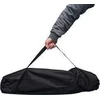 Sudedama kėdė BasicNature Travel Comfort, juoda