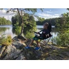Sudedama kėdė BasicNature Travelchair Holiday, juoda