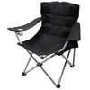Sulankstoma kėdė BasicNature Travelchair Holiday, juoda