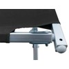 Sulankstomas gultas BasicNature Alu-Campbed, 210x66cm, Juodas