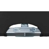 Sulankstomas gultas BasicNature Alu-Campbed, 210x66cm, Juodas
