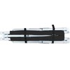 Sulankstomas gultas BasicNature Alu-Campbed, 210x66cm, Juodas