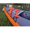 Teleskopinis irklas BasicNature Mini 107 cm, oranžinis