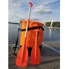 Teleskopinis irklas BasicNature Mini 107 cm, oranžinis
