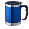 Termo puodelis BasicNature Stainless Steel Beaker MUG, 0.42L, mėlynas