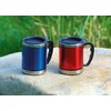 Termo puodelis BasicNature Stainless Steel Beaker MUG, 0.42L, raudonas