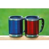 Termo puodelis BasicNature Stainless Steel Beaker MUG, 0.42L, raudonas