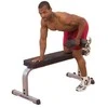 Profesionalus tiesus treniruočių suoliukas Body Solid GFB350