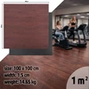 Tvirtas grindų kilimėlis inSPORTline Luxteko Flat 100 x 100 x 1,5 cm