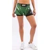 UFC Venum Authentic Fight Night Women's Shorts - Short Fit - Žalias