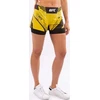 UFC Venum Authentic Fight Night moteriški MMA šortai, siauras kirpimas, geltoni