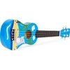 Vaikiška ukulelė medinė gitara 4 stygų nailono kramtukas ECOTOYS
