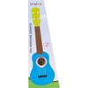 Vaikiška ukulelė medinė gitara 4 stygų nailono kramtukas ECOTOYS