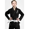 Venum Contender Kids BJJ Gi (Free baltas belt included) - Juodas