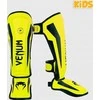 Venum Elite Shin Guards Kids - Exclusive - Neo Geltona