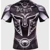 Venum Gladiator 3.0 marškinėliai (rashguard), trumpomis rankovėmis, juodi/balti