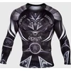 Marškinėliai Venum Gladiator 3.0 Rashguard ilgomis rankovėmis, juodi/balti