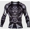 Marškinėliai Venum Gladiator 3.0 Rashguard ilgomis rankovėmis, juodi/balti