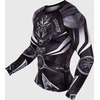 Marškinėliai Venum Gladiator 3.0 Rashguard ilgomis rankovėmis, juodi/balti