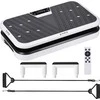 VIBRATION PLATFORM WITH PUSH-UP BARS AND RESISTANCE BANDS SVP09 HMS