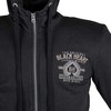 Vyriška Aramido pluoštu sustiprinta striukė su gobtuvu W-TEC Juodas Heart Kustom Kulture