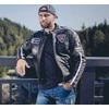 Vyriška odinė motociklininko striukė W-TEC Juodas Cracker