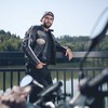 Vyriška odinė motociklininko striukė W-TEC Sheawen Vintage