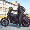 Vyriška odinė striukė W-TEC Makso